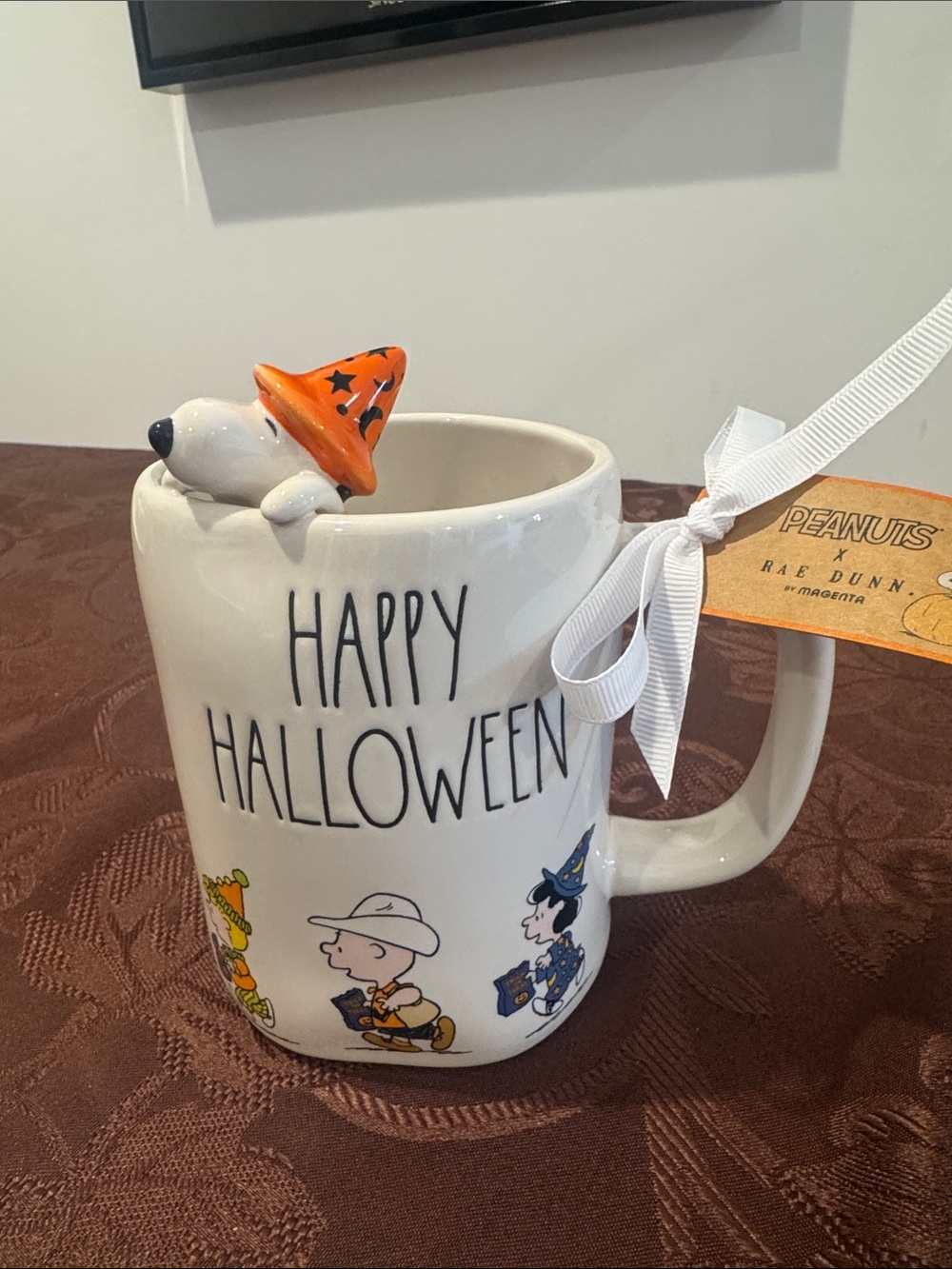 🎃Rae Dunn White Halloween Ceramic Mug